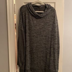 Charcoal super soft cowl neck sweater